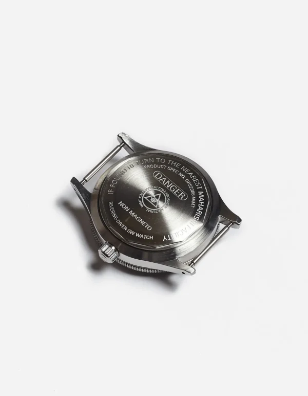 Maharishi Lifestyle*9372 Riverine Diver Watch Case · Aged Dial Steel