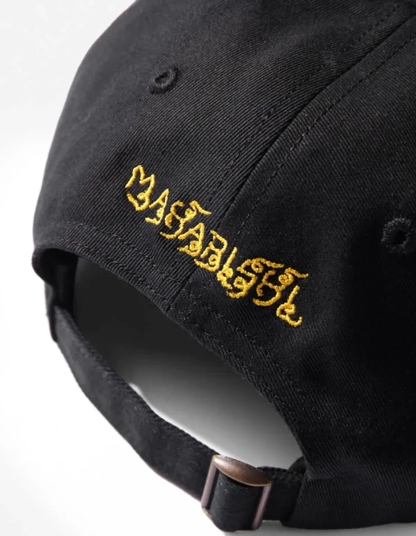 Maharishi Hats And Scarves*1040 Sak Yant 6 Panel Cap Black