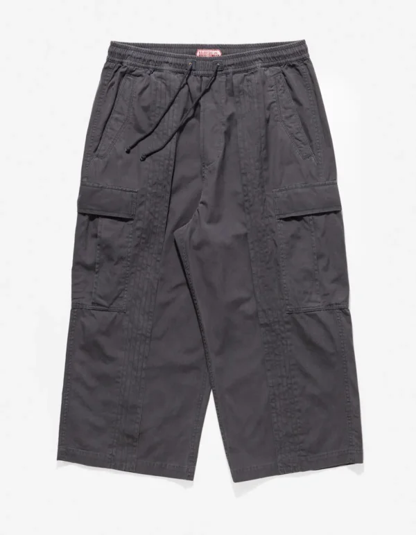 Maharishi Cargo Pants*4295 Sak Yant Cargo Hakama Pants Black Blk-108F