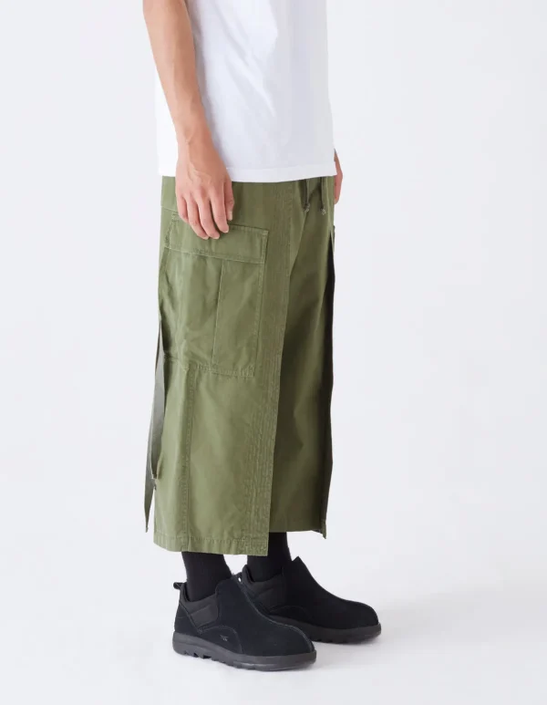 Maharishi Cargo Pants*4295 Sak Yant Cargo Hakama Pants Olive Og-107F