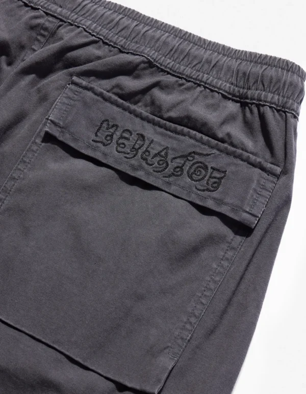 Maharishi Cargo Pants*4295 Sak Yant Cargo Hakama Pants Black Blk-108F