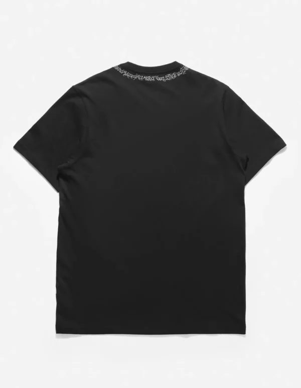 Maharishi Short Sleeve T-Shirts*4285 Sak Yant Embroidered Organic T-Shirt Black