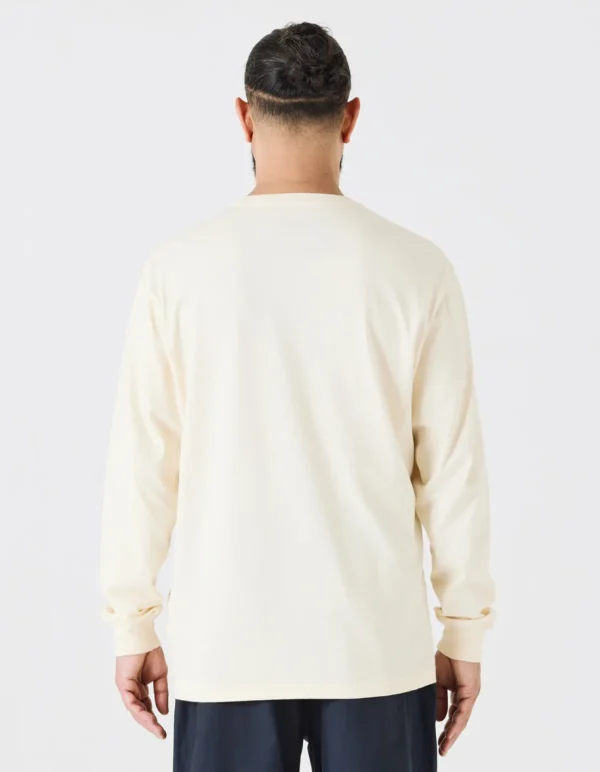 Maharishi Long Sleeve T-Shirts*4284 Sak Yant Tiger Embroidered L/S T-Shirt Ecru