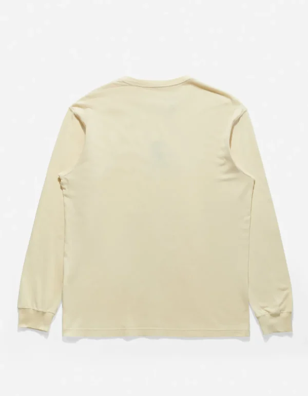 Maharishi Long Sleeve T-Shirts*4284 Sak Yant Tiger Embroidered L/S T-Shirt Ecru