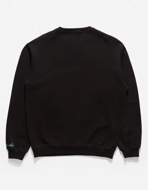 Maharishi Crew Sweats*4242 Samurai Vs. Dragon Embroidered Crew Sweat Black