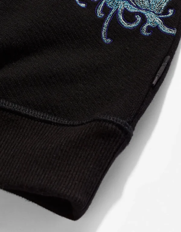 Maharishi Crew Sweats*4242 Samurai Vs. Dragon Embroidered Crew Sweat Black