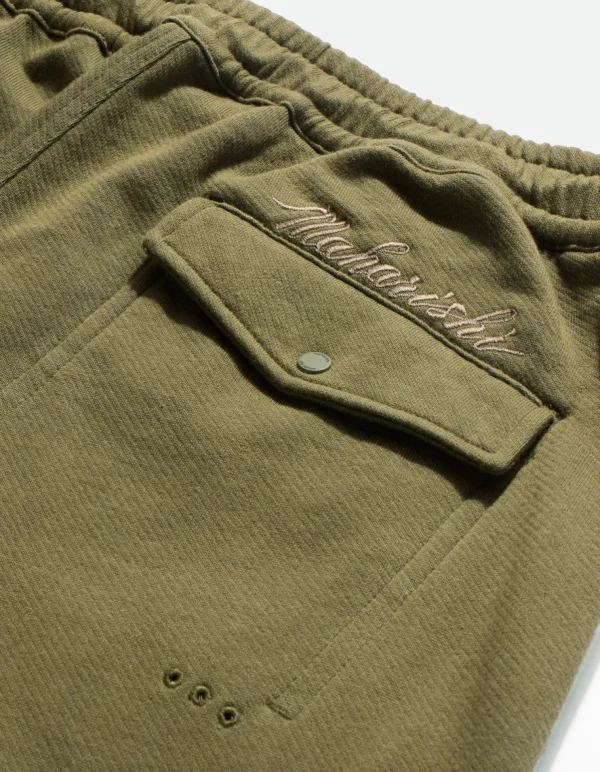 Maharishi Sweatpants*4247 Samurai Vs. Dragon Embroidered Sweatpants Olive Og-107F/Tonal