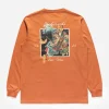 Maharishi Long Sleeve T-Shirts*1032 Samurai Vs. Dragon L/S T-Shirt Rust