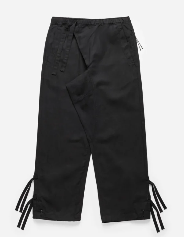 Maharishi Track Pants*4590 Shinobi Hemp Track Pants Black