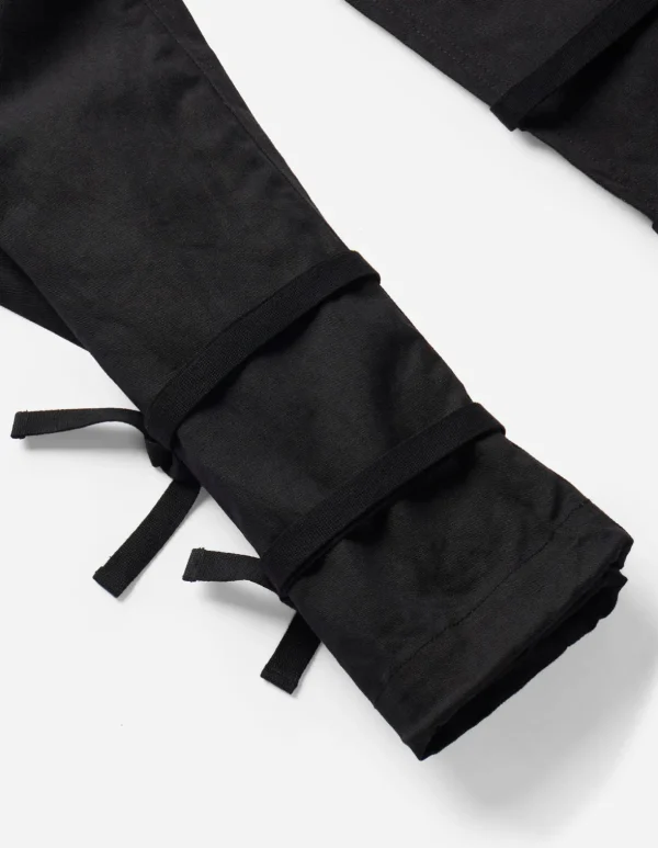 Maharishi Track Pants*4590 Shinobi Hemp Track Pants Black