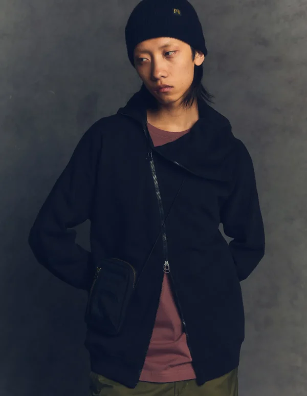 Maharishi Hooded Sweats*4583 Shinobi Hooded Sweat Black