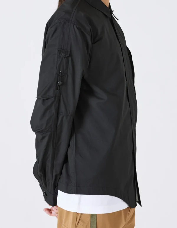 Maharishi Shirts*4297 Snocord Travel Shirt Black