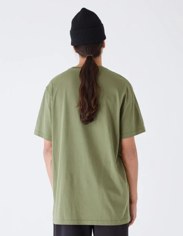 Maharishi Short Sleeve T-Shirts*1024 Songkran Embroidered T-Shirt Olive Og-107F
