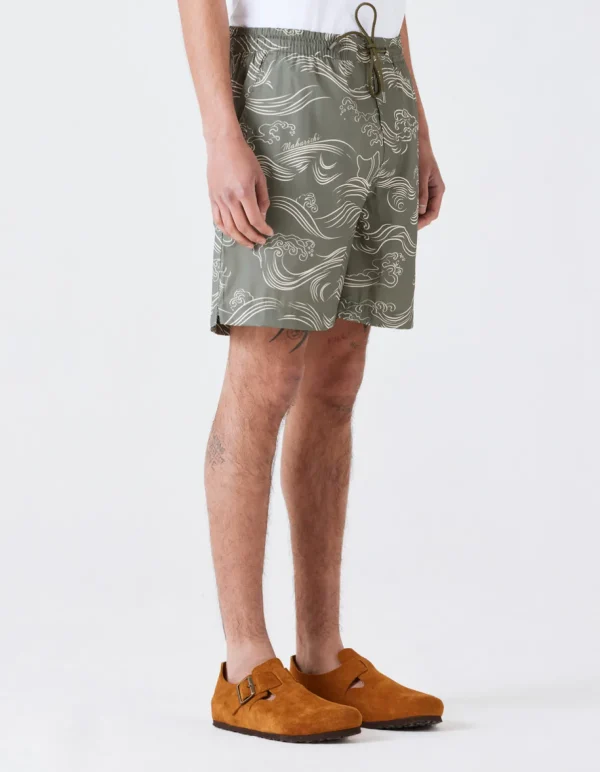 Maharishi Swim Shorts*1021 Songkran Swim Shorts Olive