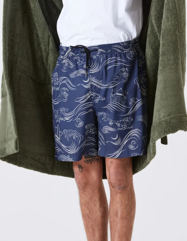Maharishi Swim Shorts*1021 Songkran Swim Shorts Navy