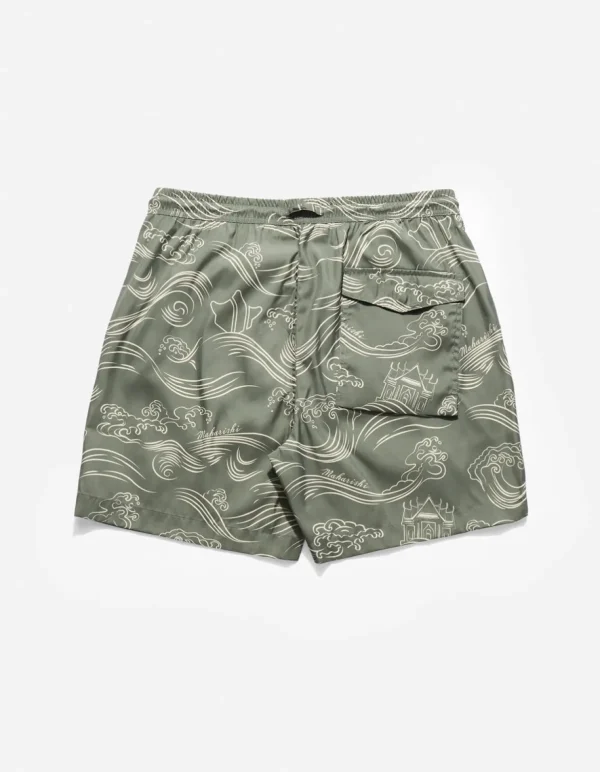 Maharishi Swim Shorts*1021 Songkran Swim Shorts Olive