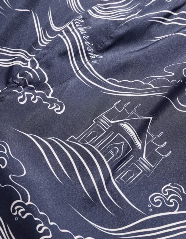 Maharishi Swim Shorts*1021 Songkran Swim Shorts Navy