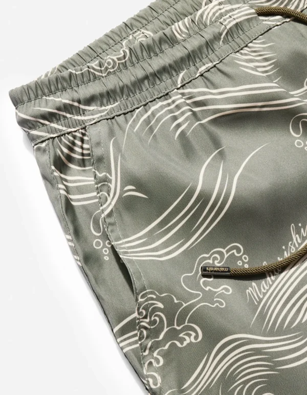 Maharishi Swim Shorts*1021 Songkran Swim Shorts Olive