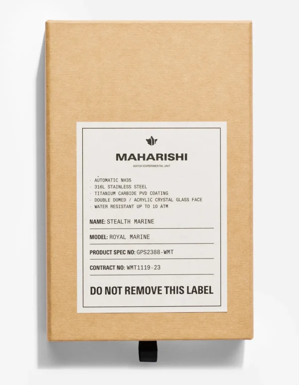 Maharishi Lifestyle*1119 Stealth Marine Watch Black