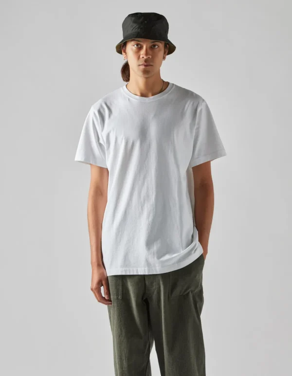 Maharishi Short Sleeve T-Shirts*1073 Striking Point Organic T-Shirt White