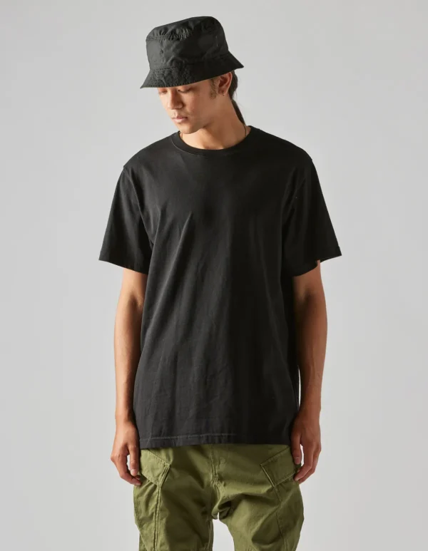 Maharishi Short Sleeve T-Shirts*1073 Striking Point Organic T-Shirt Black