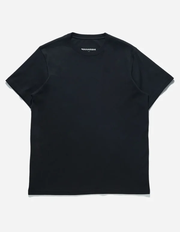 Maharishi Short Sleeve T-Shirts*1073 Striking Point Organic T-Shirt Black