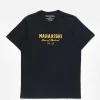 Maharishi Short Sleeve T-Shirts*1029 Temple Naga Organic T-Shirt Black