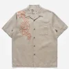 Maharishi Shirts*4300 Thai Cloud Camp Collar Shirt Silver Sage