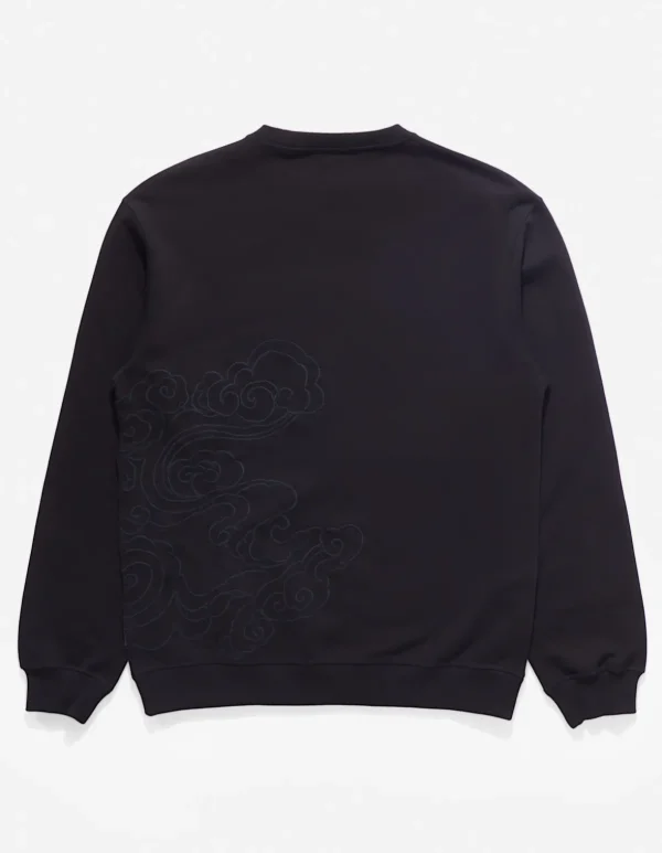 Maharishi Crew Sweats*4217 Thai Cloud Crew Sweat Black
