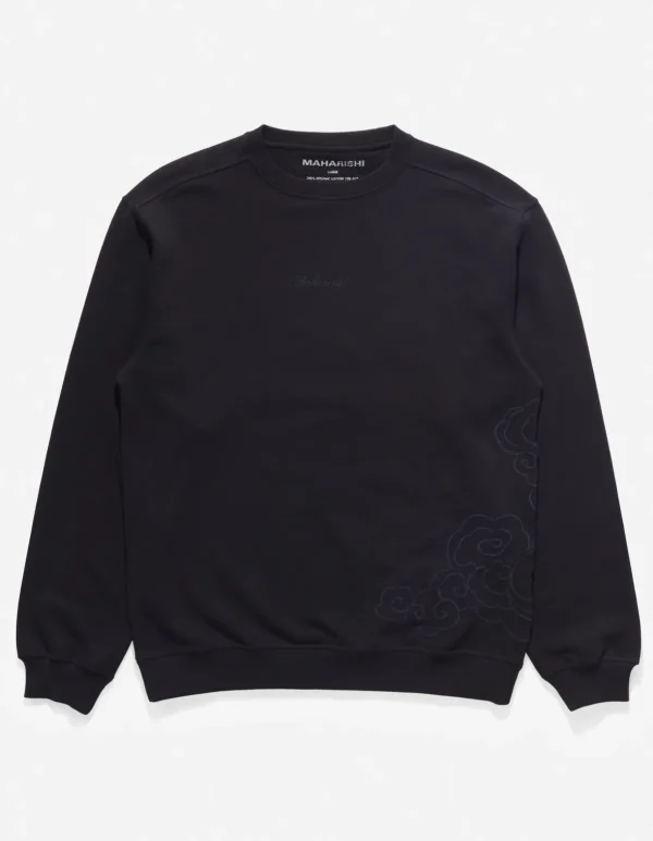 Maharishi Crew Sweats*4217 Thai Cloud Crew Sweat Black