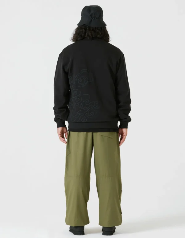 Maharishi Crew Sweats*4217 Thai Cloud Crew Sweat Black