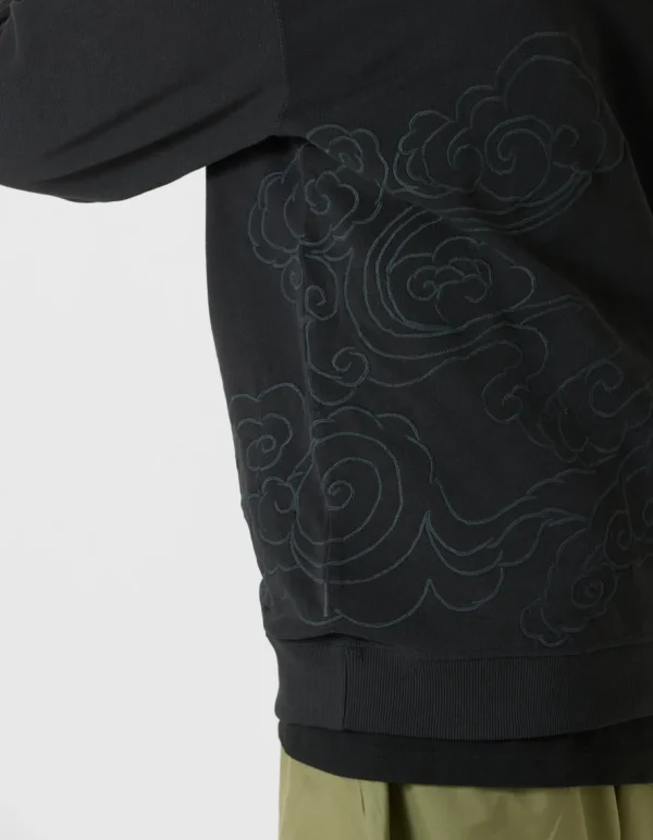 Maharishi Crew Sweats*4217 Thai Cloud Crew Sweat Black