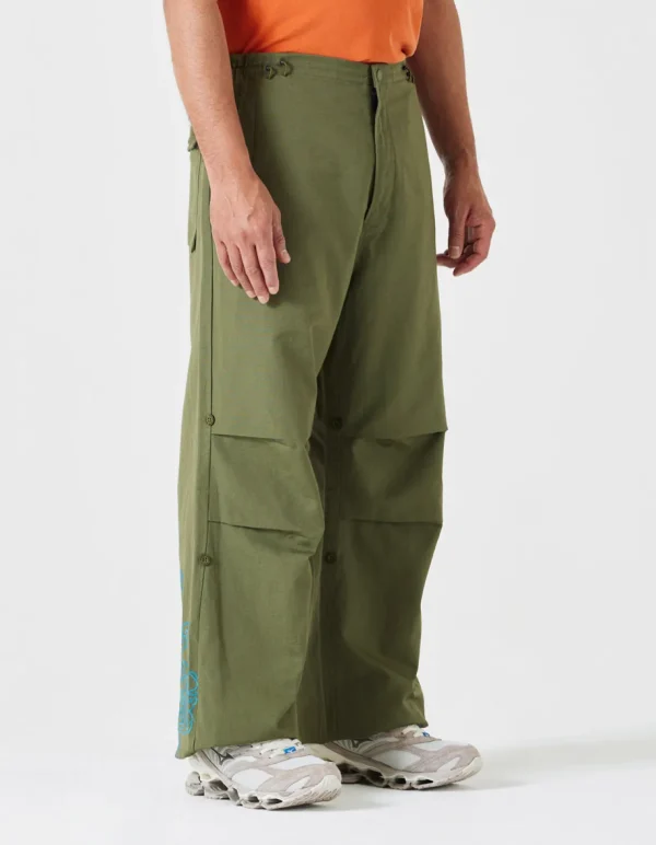 Maharishi Original Snopants*4219 Thai Cloud Embroidered Loose Snopants® Olive Og-107F