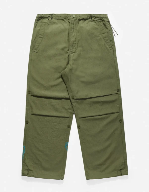 Maharishi Original Snopants*4219 Thai Cloud Embroidered Loose Snopants® Olive Og-107F