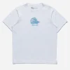 Maharishi Short Sleeve T-Shirts*4218 Thai Cloud Embroidered T-Shirt White