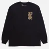 Maharishi Long Sleeve T-Shirts*4214 Thai Dragon Tour L/S T-Shirt Golden Black
