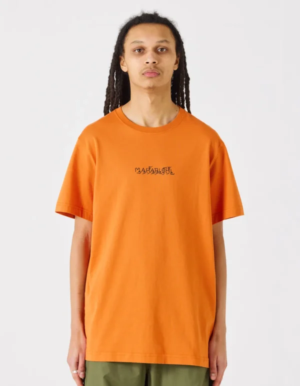 Maharishi Short Sleeve T-Shirts*1018 Thai Script T-Shirt Rust