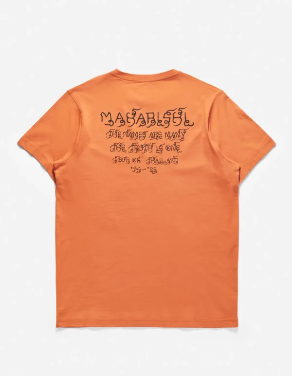 Maharishi Short Sleeve T-Shirts*1018 Thai Script T-Shirt Rust