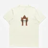 Maharishi Short Sleeve T-Shirts*1030 Thai Temple Organic T-Shirt Ecru