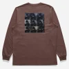 Maharishi Long Sleeve T-Shirts*1106 The Jaguar Mask L/S T-Shirt Murasaki Purple