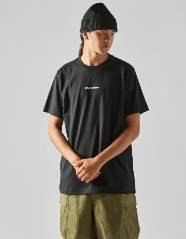 Maharishi Short Sleeve T-Shirts*1105 The Man In The Mask T-Shirt Black