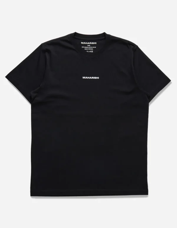 Maharishi Short Sleeve T-Shirts*1105 The Man In The Mask T-Shirt Black
