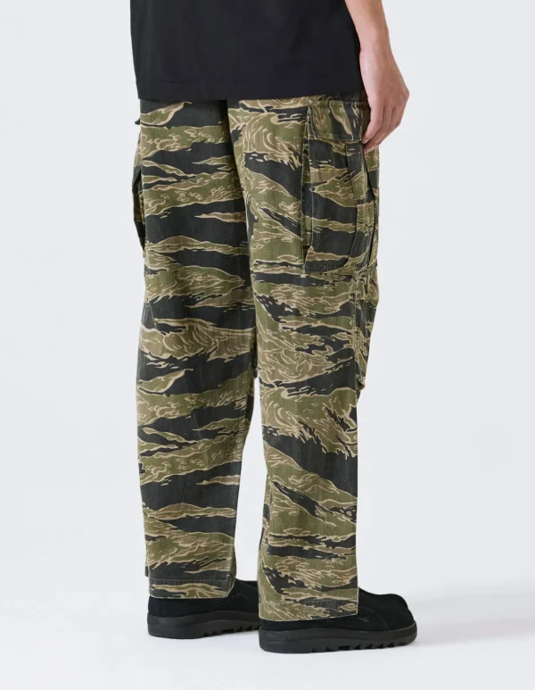 Maharishi Cargo Pants*4291 Tigerstripe Loose Cargo Pants Mint Gold