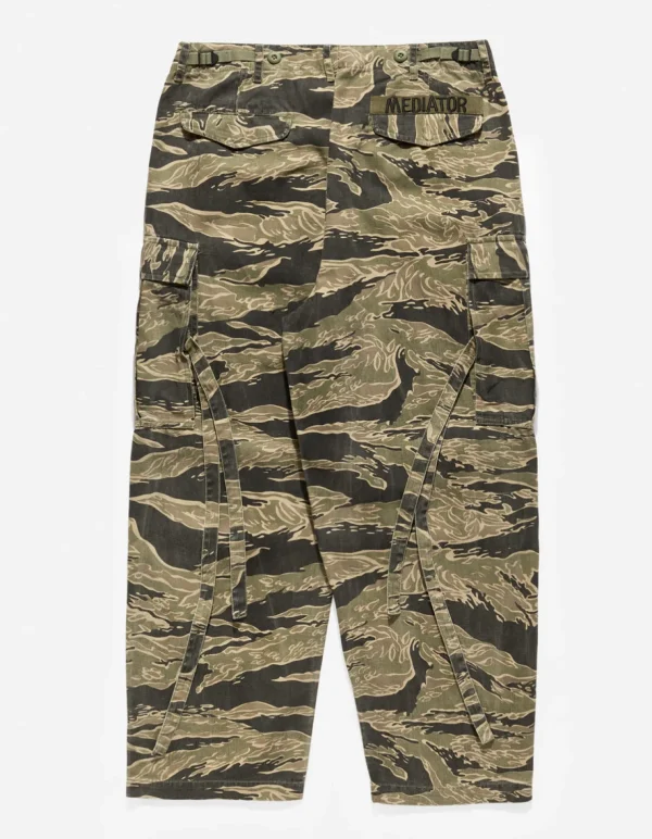 Maharishi Cargo Pants*4291 Tigerstripe Loose Cargo Pants Mint Gold