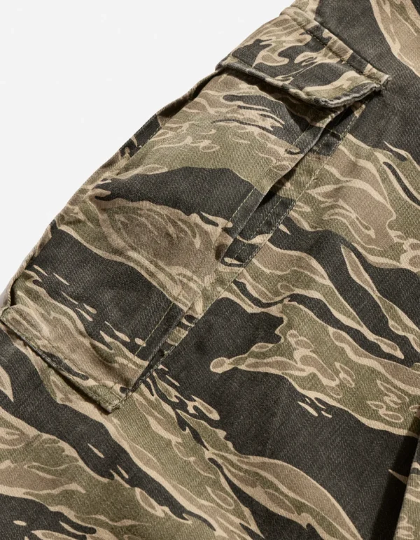Maharishi Cargo Pants*4291 Tigerstripe Loose Cargo Pants Mint Gold