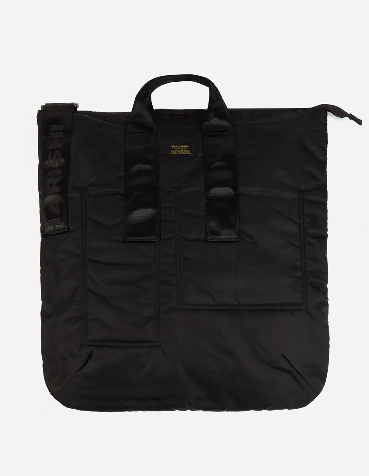 tote_bag__d_nylon_0.webp Maharishi Bags*9634 Tote Bag · 420D Nylon Black