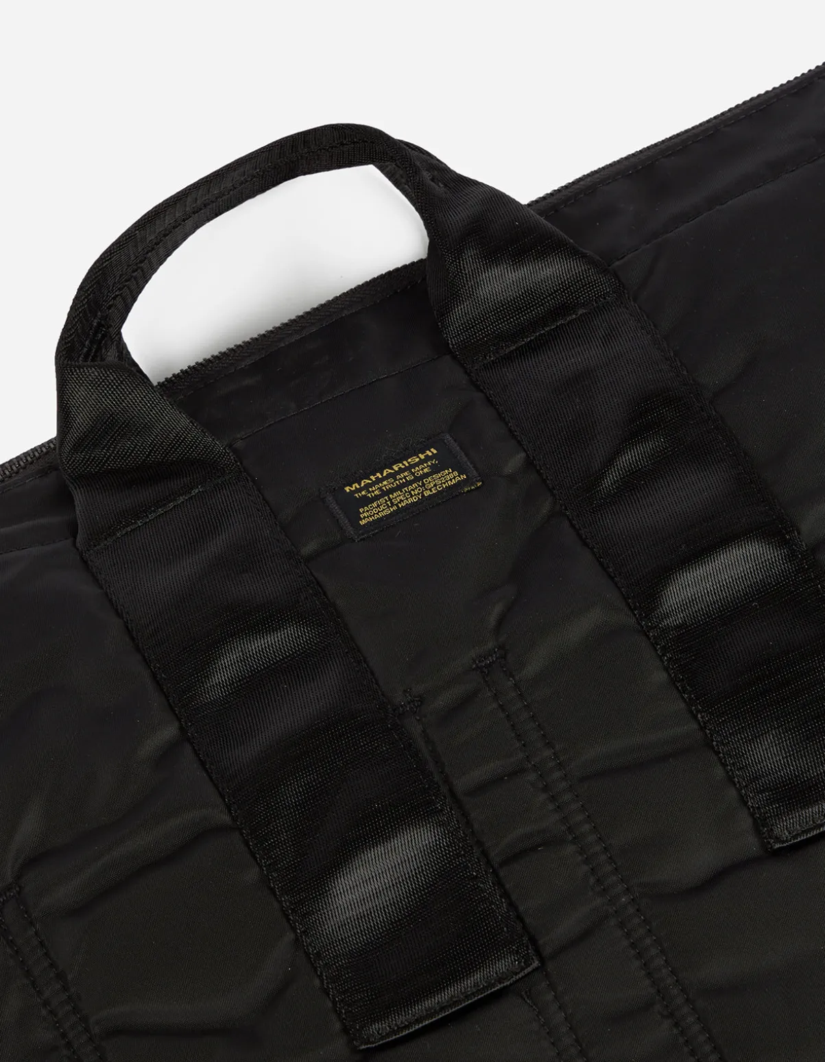 tote_bag__d_nylon_4.webp Maharishi Bags*9634 Tote Bag · 420D Nylon Black