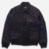Maharishi Jackets*4083 Upcycled A2 Flight Jacket Black