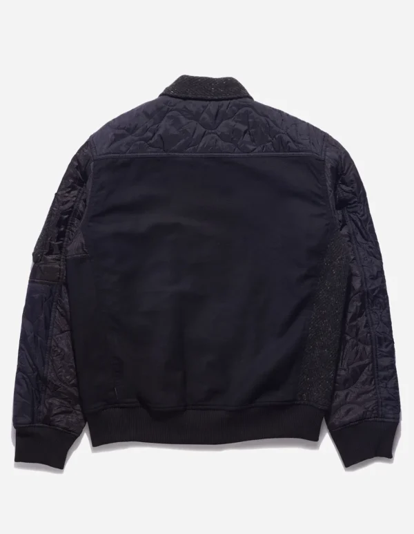 Maharishi Jackets*4083 Upcycled A2 Flight Jacket Black
