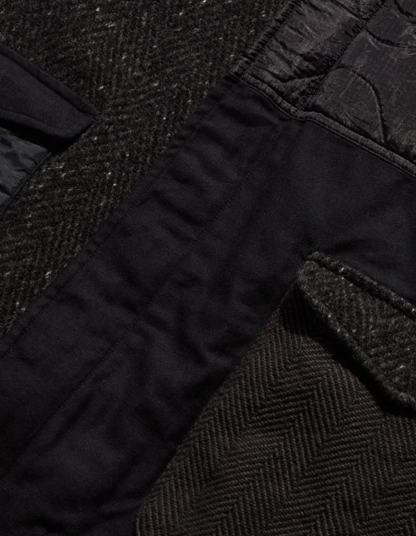 Maharishi Jackets*4083 Upcycled A2 Flight Jacket Black